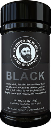 Bearded Butcher Black-5.5OZ Seasoning, Black Blend, 5.5 oz